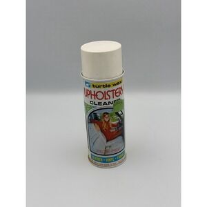 Vtg Turtle Wax Upholstery Cleaner T-250 1970s Auto Garage Can Approx 60% Full